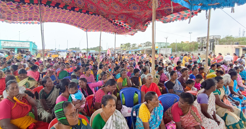 Relief distribution to affected families